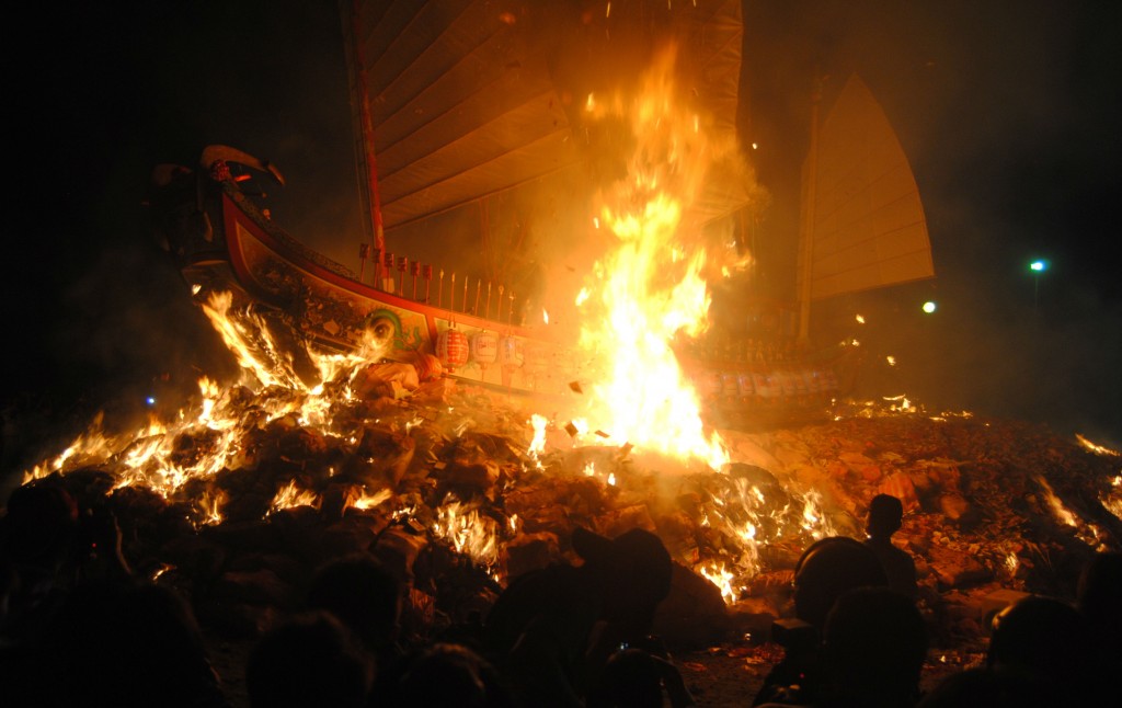 Burning at Boat Burning Festival