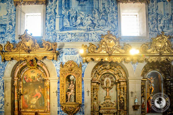 Igreja da Misericórdia Azulejo Panels in Viana do Castelo, Minho Portugal