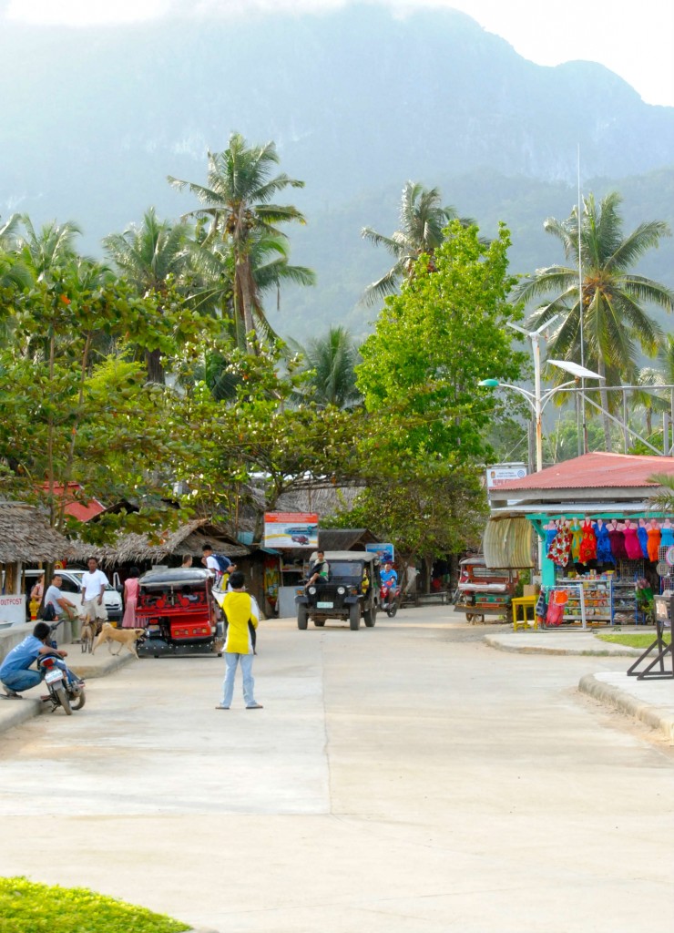 Small town near the Underground River