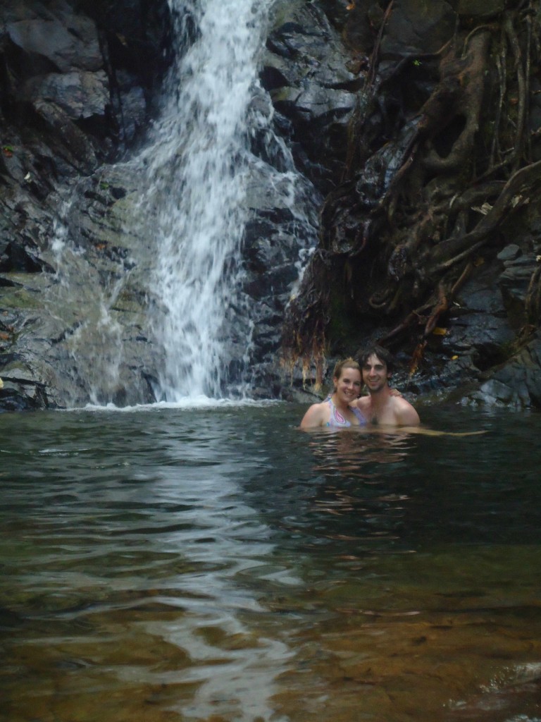 A Cruising Couple, Waterfall, El Nido
