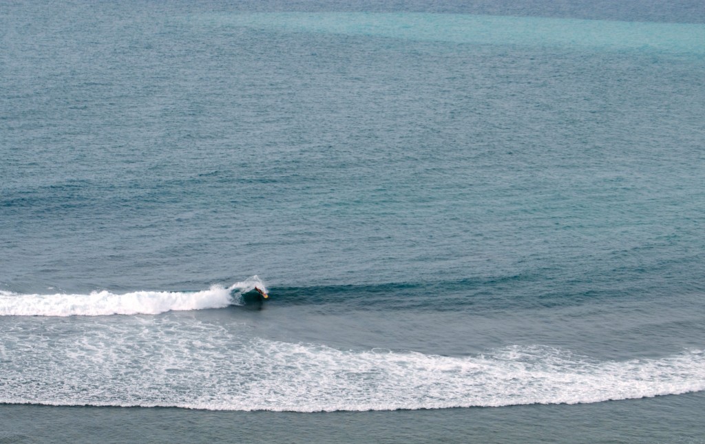 Unknown surfer, Bingin Beach, Bali