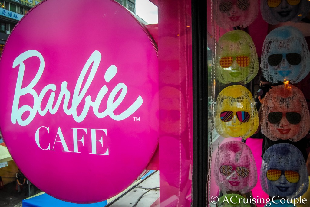Barbie Cafe Theme Restaurants Sign Taipei Taiwan