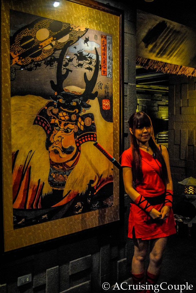 Ninja Theme Restaurants Waitress Taipei