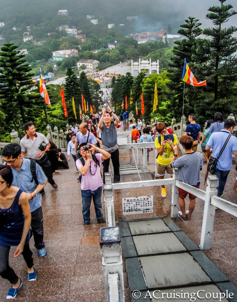 Stairs to Big Buddha Lantau Island
