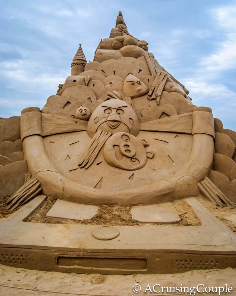 Fulong International Sand Sculpture Festival Taiwan Angry Birds