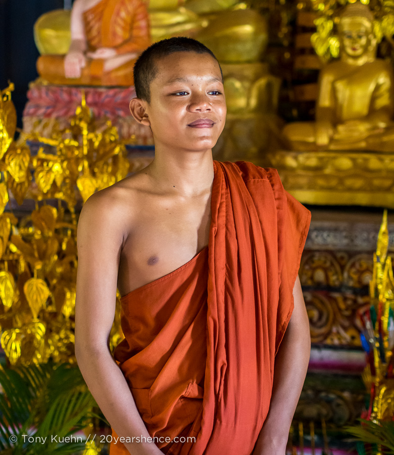 monk Kampot, Cambodia