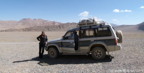 Our jeep for the Pamir Highway trip