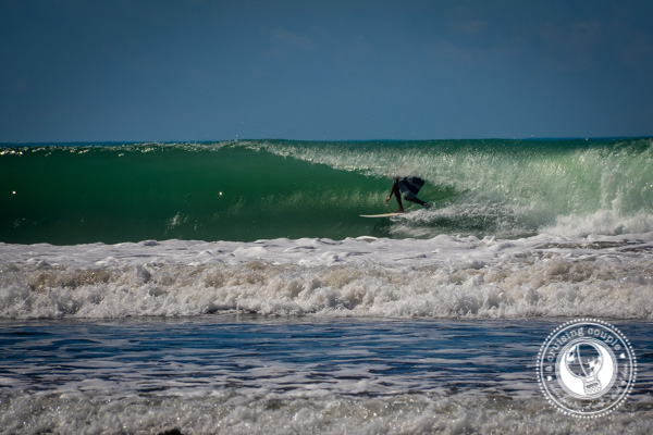 Sunday Snapshot | Unknown Surfer Grabs Perfect Barrel | Dominical, Costa Rica