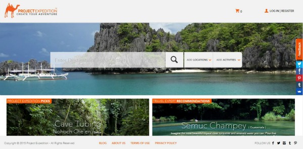 Travel Websites We’re Loving: Feature On Project Expedition