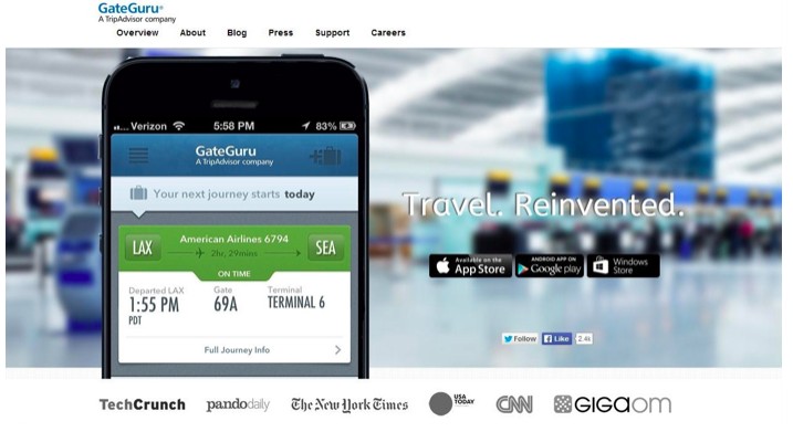 GateGuru - 5 Unique Travel Apps Everyone Should Have