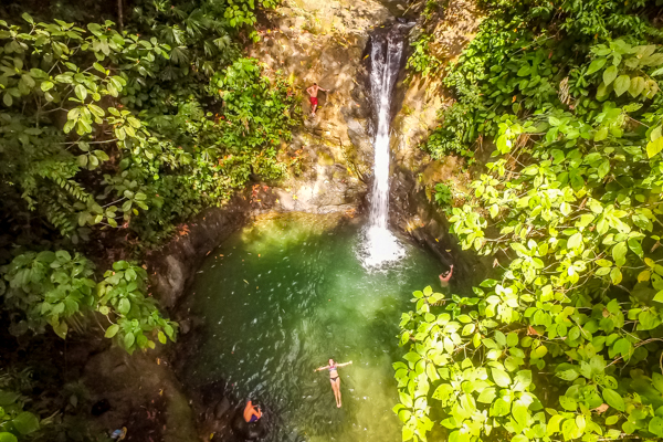 Uvita Waterfall Costa Rica Aerial Photo