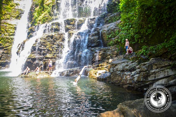 Cliff Jumping at Nauyaca Waterfalls Costa Rica