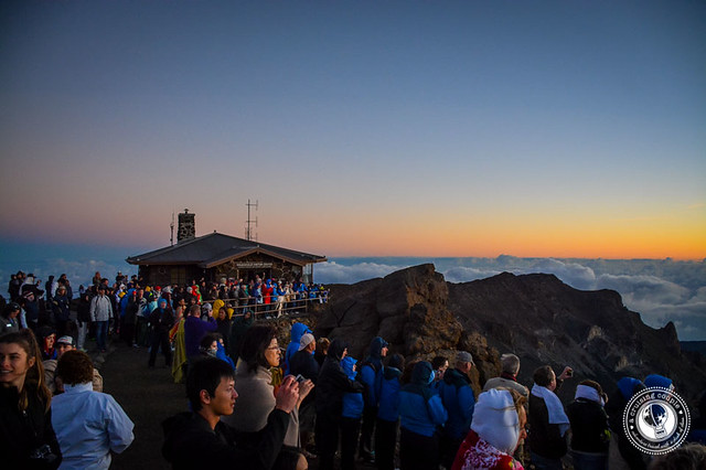 Mount Haleakala Sunrise Crowd