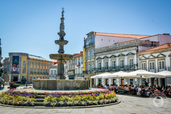 Plaza in Viana do Castelo Portugal