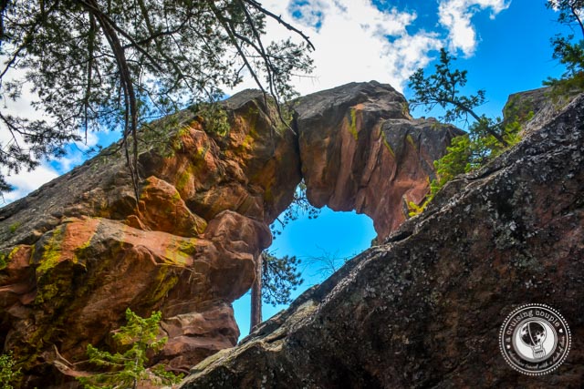 Royal Arch Trail Boulder Colorado - View of the Arch