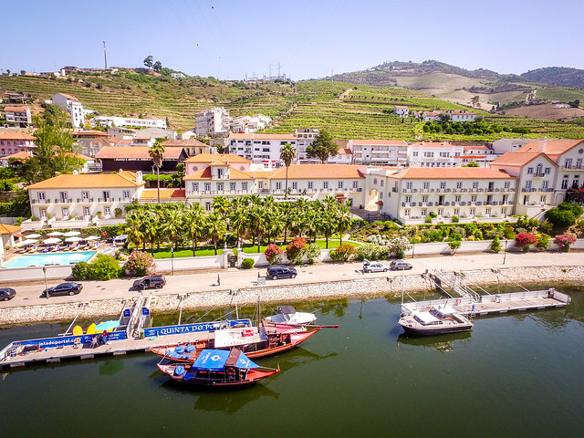 The Douro River and view of The Vintage House Aerial