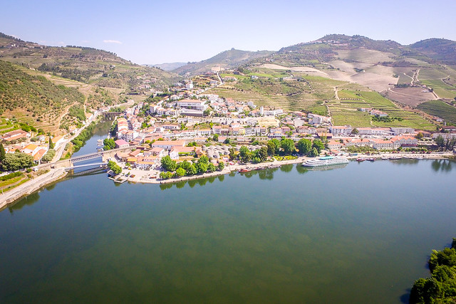 The Douro Valley Aerial View From The Vintage House